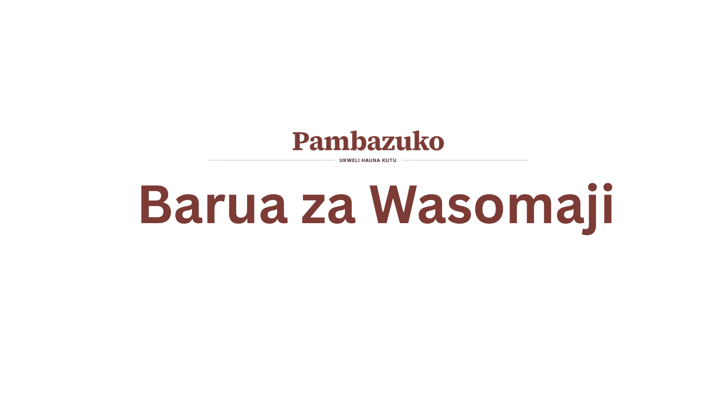Barua za Wasomaji
